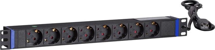 Produktbild Dsit DS-8PDU-C14 Stromverteilereinheit (PDU) 8 AC-Ausgänge 1U Schwarz