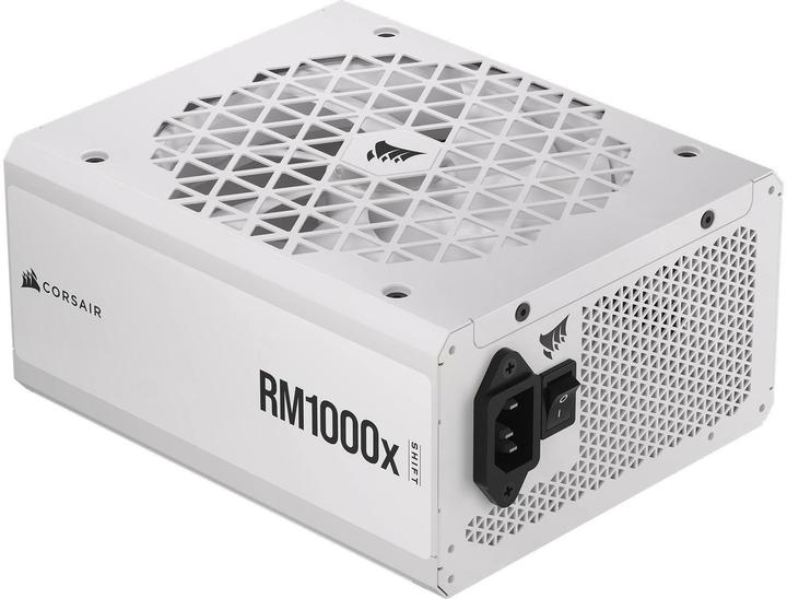 Image du produit Corsair RMx Shift White Series, RM1000x Shift White, 1000 watts, 80 PLUS GOLD Certified, Fully Modular Power (1000 W)