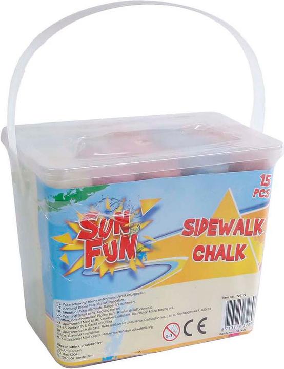 Produktbild Sun Fun Strassenkreide, 15 Sticks (Mehrfarbig, 15 x)
