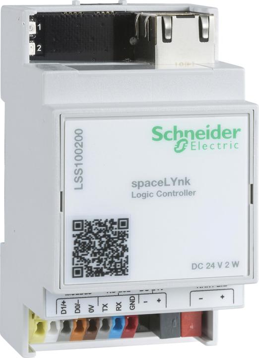 Immagine prodotto Schneider Electric Controllore logico LSS100200 spaceLYnk BACNet Modbus IP KNX (Attuatore analogico)