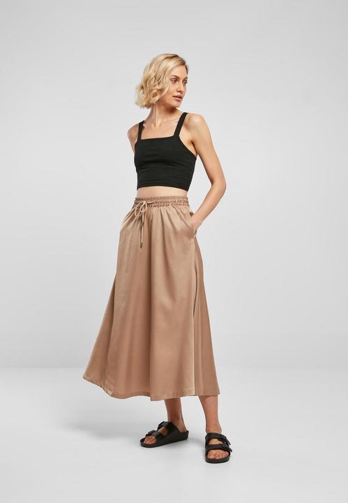 Actual product image Urban Classics satin midi skirt for (XS)
