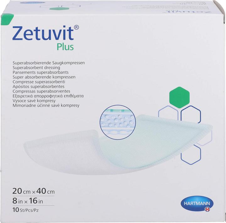 Actual product image Zetuvit Plus absorption bandage