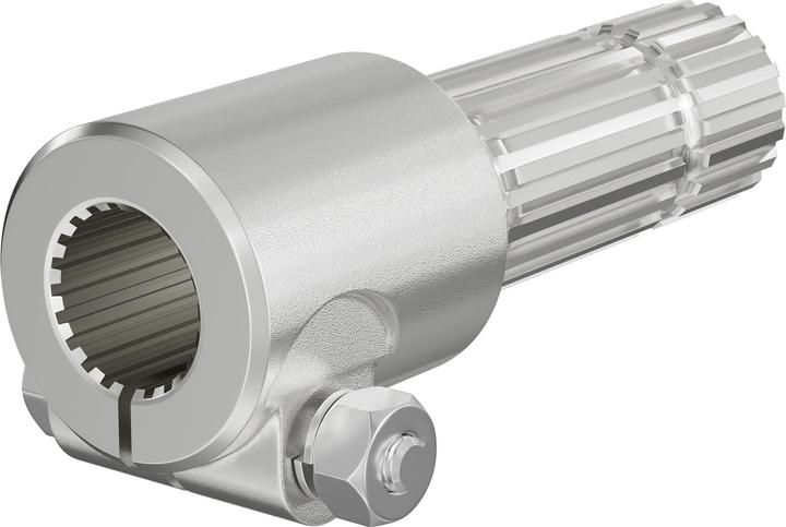 Actual product image Wiltec Adaptor Sleeve for PTO Shaft 175 mm w/ 1 3/8" 21N Spline Housing and 1 3/4" 20T Output Sha (Tractor accessories)