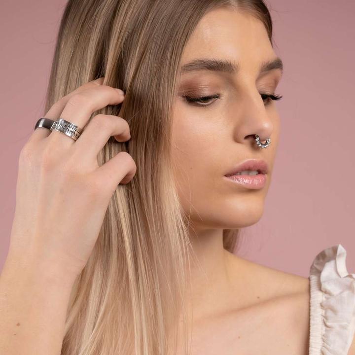 Immagine prodotto Bijouteria Piercing per naso (Zirconia, Acciaio chirurgico 316L)