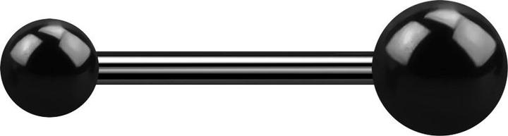 Immagine prodotto Star Piercing Micro bilanciere nero con due palline (Acciaio chirurgico 316L, senza ottone)