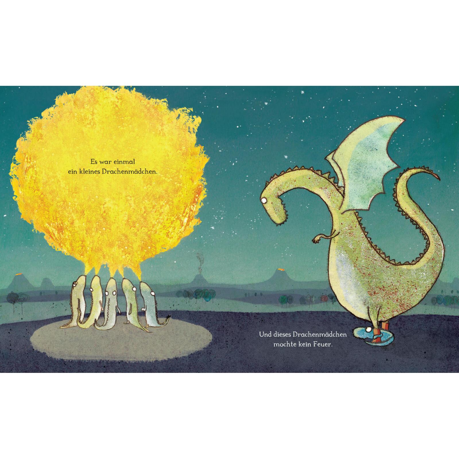 Thumbnail - Der kleine Drache, der kein Feuer spucken konnte, Kinderbücher von Gemma Merino