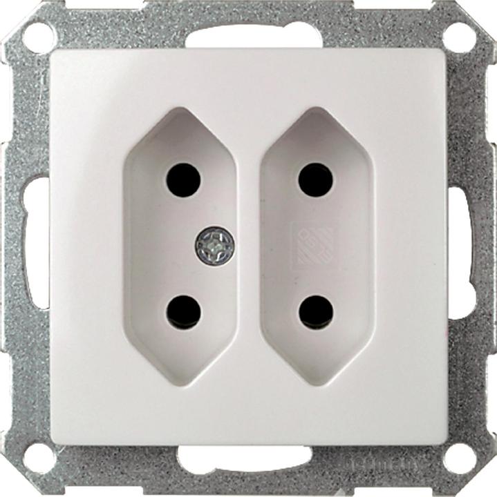 Schneider GmbH Contactdoos dubbel Europa 16A JOY zuiver wit
