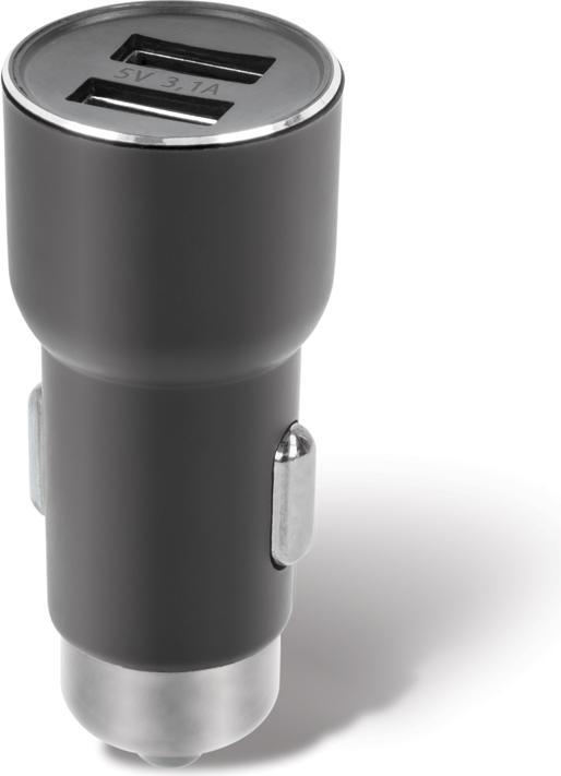 Image du produit Forever CC-04 chargeur de voiture 2x USB 3.1A noir