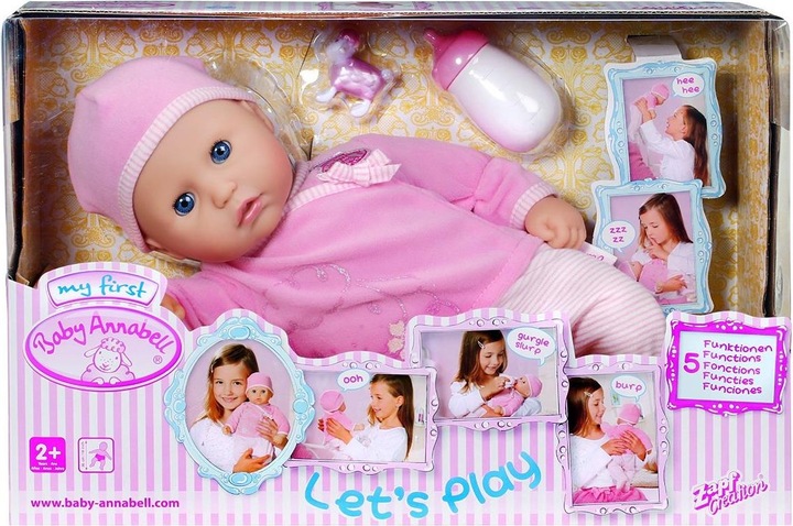 Actual product image Zapf Creation Doll Let's play