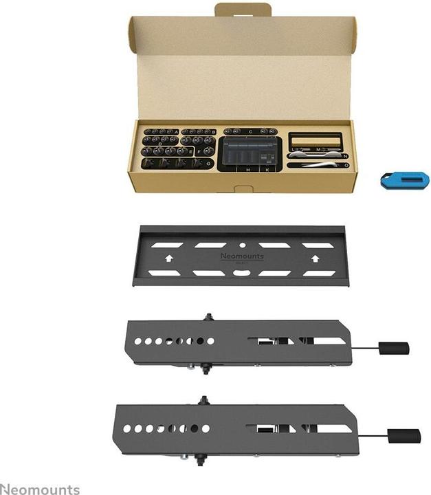 Immagine prodotto Neomounts Montaggio a parete WL35S-850BL12 Nero (Muro, 65", 40 kg)