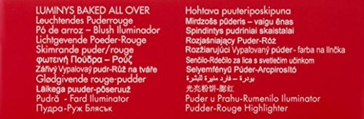 Immagine prodotto Pupa Milano Pupa - Luminys Baked All Over Illuminatingush-Powder Pudding per viso e corpo 02 9G (02 Strisce Naturali)