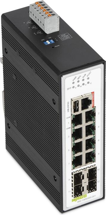 Actual product image Wago Industrial managed switch (12 ports)
