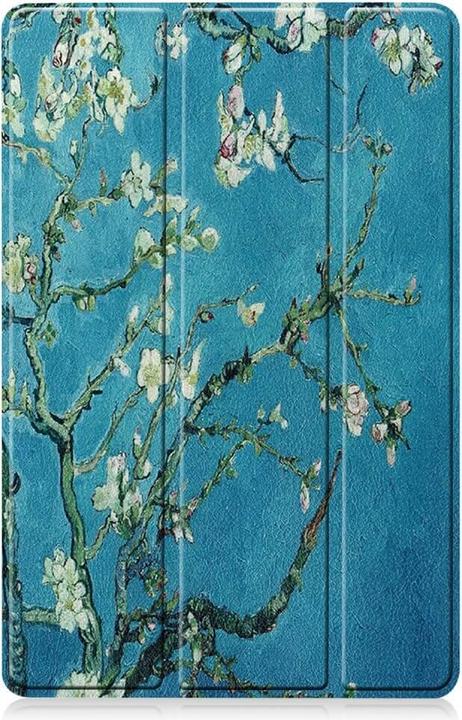 Cover-Discount Galaxy Tab S9 FE - Étui Smart Tri-fold Fleurs (Galaxy Tab S9 FE)