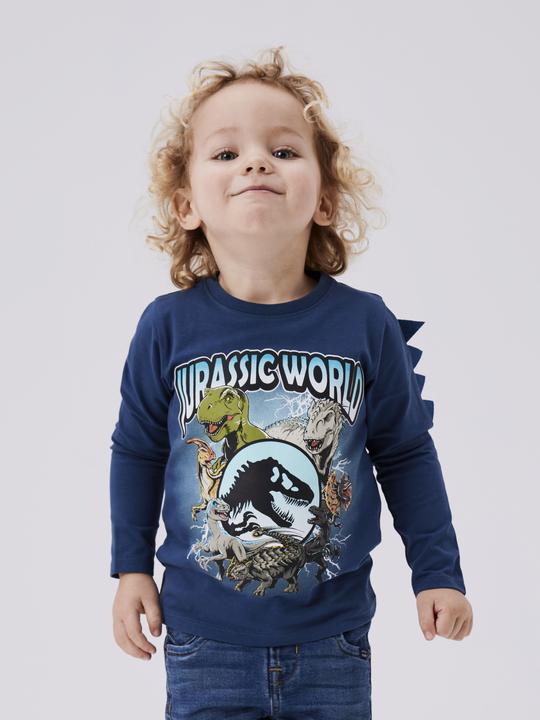 Actual product image Name it Nmmjolly Jurassic Ls Top Noos Sky (86)