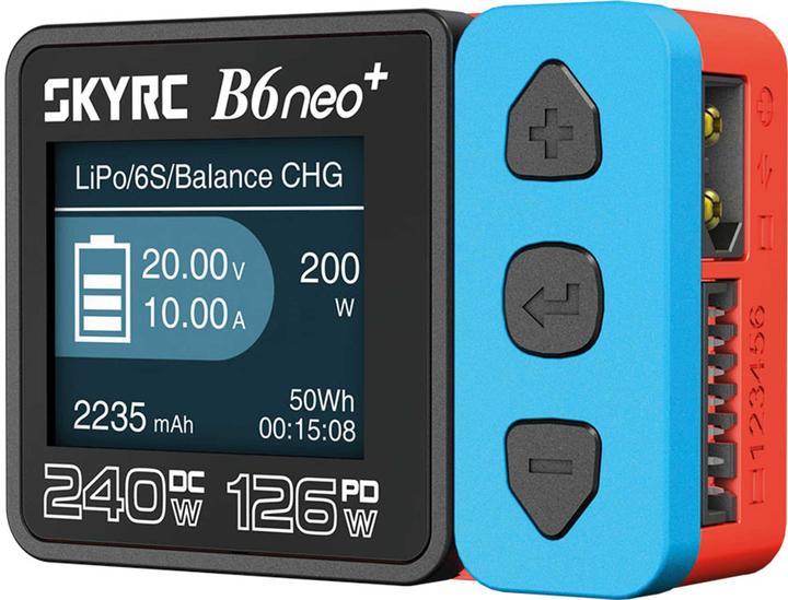 SkyRC B6neo+ Ladegerät LiPo 1-6s 10A 200W
