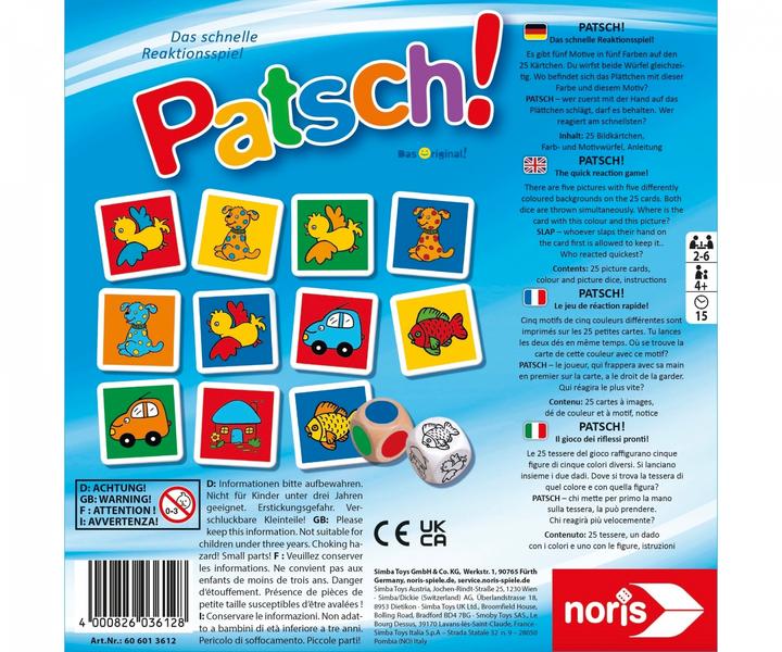 Immagine prodotto Noris Patch (Francese, Inglese, Italiano, Tedesco, 2 - 6 Giocatori)