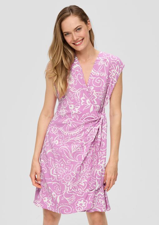 Actual product image S.Oliver Kleid Viskose-Kleid im Relaxed Fit mit Knoten-Detail (48)