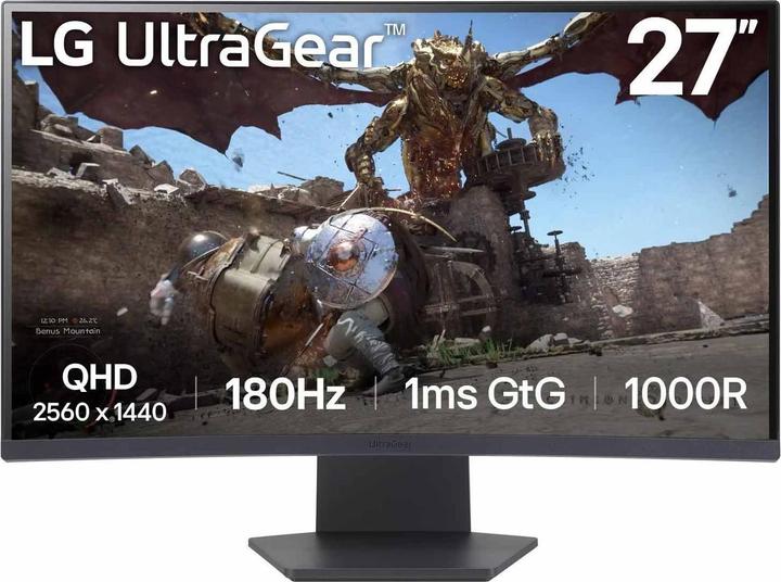 Produktbild LG UltraGear 27GS60QX-B (2560 x 1440 Pixel, 27")