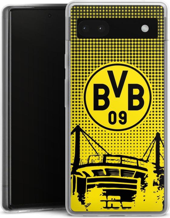 DeinDesign Slim Case fr Google Pixel 6a Silikon Hlle Ultra Dnn Handyhlle  BVB Borussia Dortmund Stadion