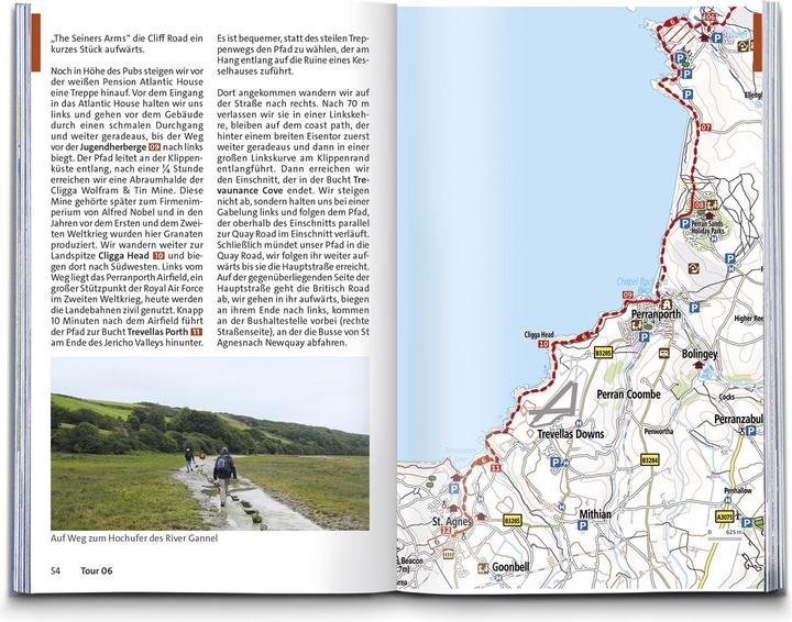 Actual product image Wanderführer Cornwall und Devon, 60 Touren mit Extra-Tourenkarte