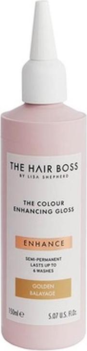 Actual product image The Hair Boss By Lisa Shepherd The Colour Enhancing Gloss Golden Balayage Highlighter 150Ml (Golden Balayage Highlighter)