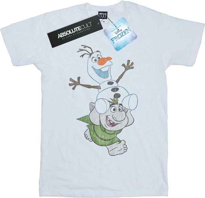 Immagine prodotto Disney Frozen Olaf And Troll Maglietta Ragazzi (116)