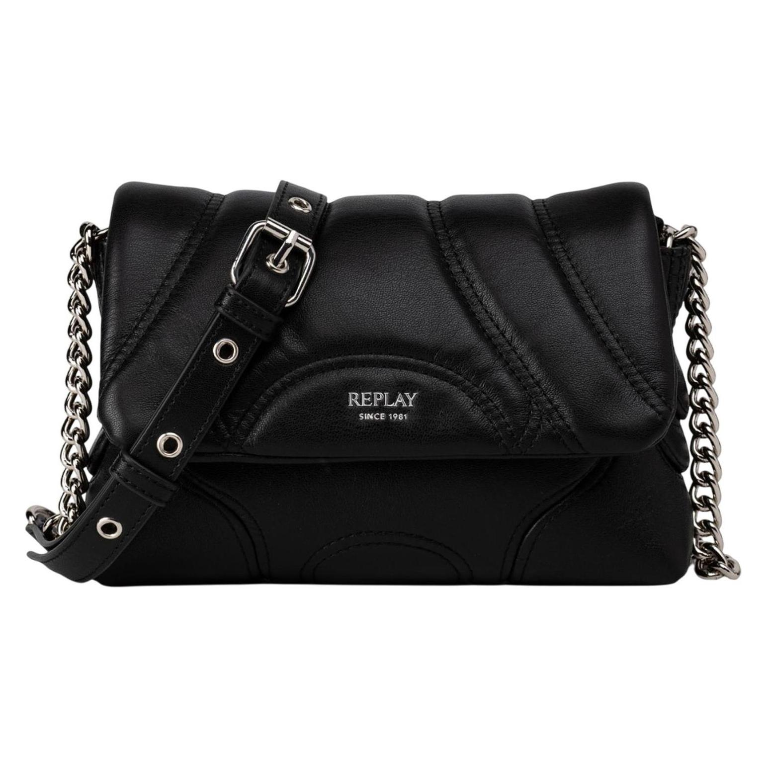 Replay, Damen, Handtasche, Crossbody Bag, Schwarz