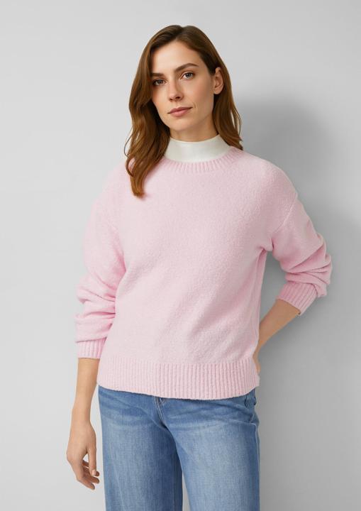 Produktbild s.Oliver Strickpullover Pullover aus Bouclé im Relaxed Fit (48)