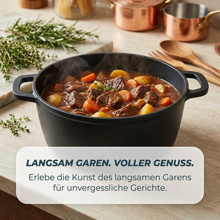 Image du produit Relaxdays cocote (Casserole, Cocotte + faitout, Fonte d'aluminium, 24 x 11 cm)