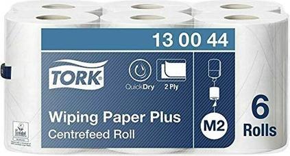 Produktbild Tork Mehrzweck-Putzrolle, 2-lagig, weiá, 125 m - stark (6 x)