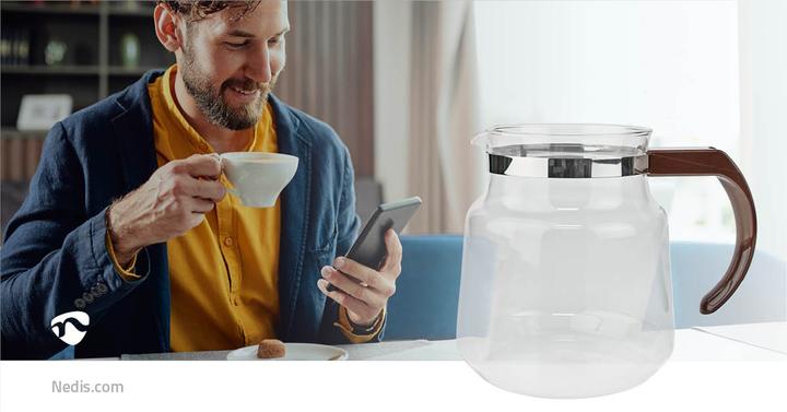 Productafbeelding Nedis Glazen koffiepot Compatibel met: Moccamaster K/KB/ 1 0PL / Excellent 10S 1,2 l Bruin