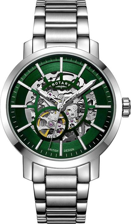 Actual product image Rotary GB05350/24 Greenwich Automatic 42mm 5ATM (Analogue wristwatch, 42 mm)