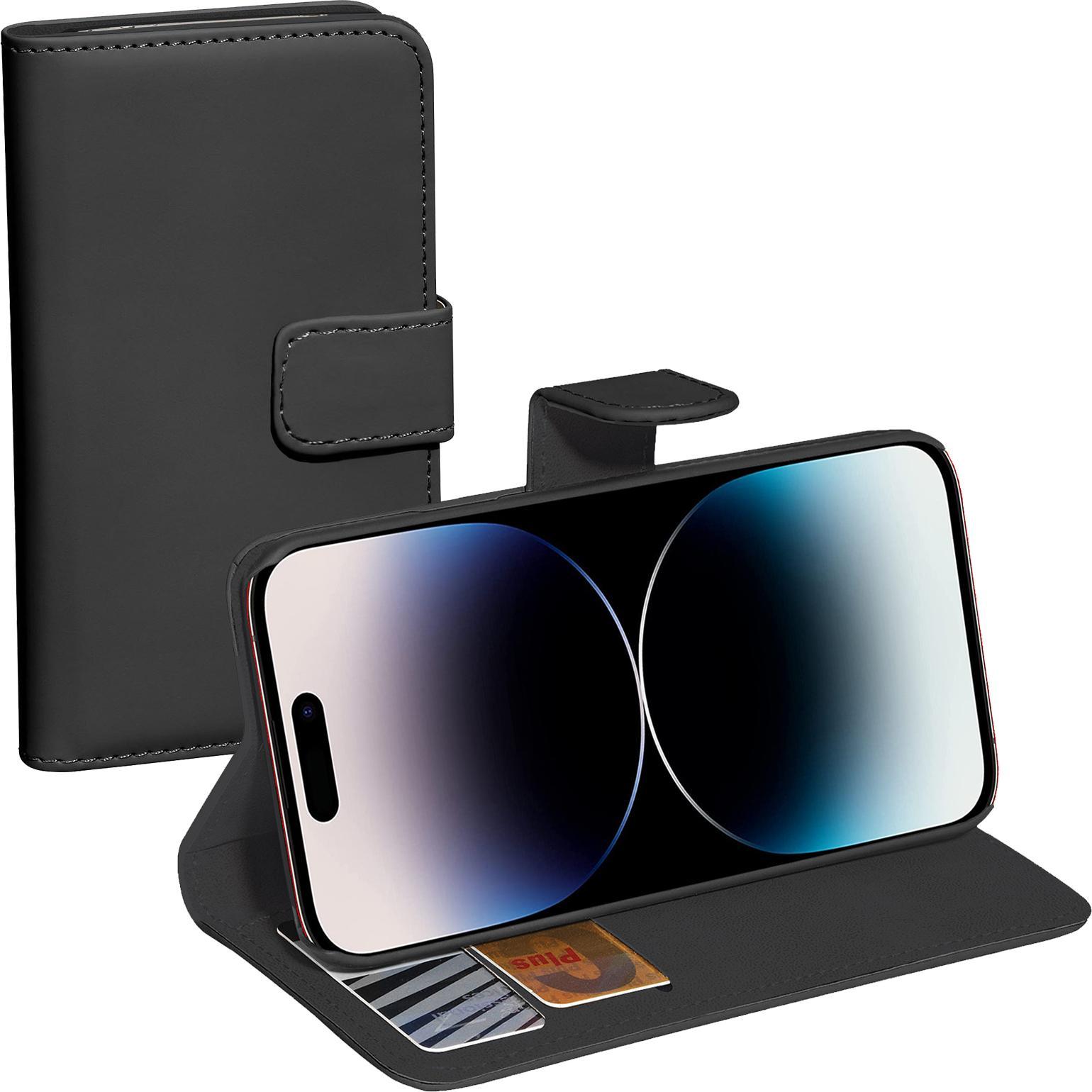 Pedea Book Cover Classic (Apple iPhone 14 Pro), Smartphone Hülle, Schwarz