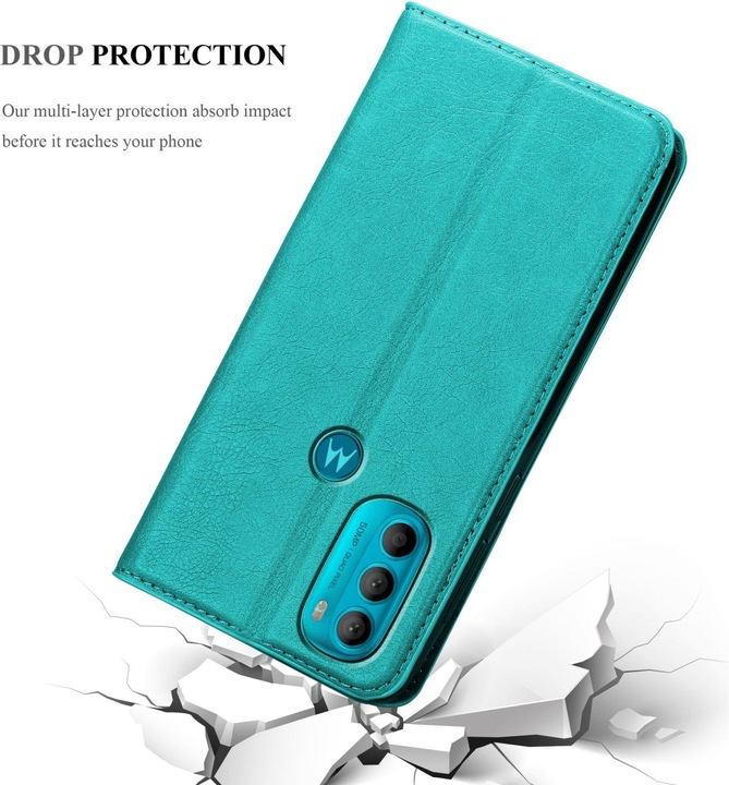 Actual product image Cadorabo Book Invis. Magnet sleeve (Motorola Moto G71 5G)