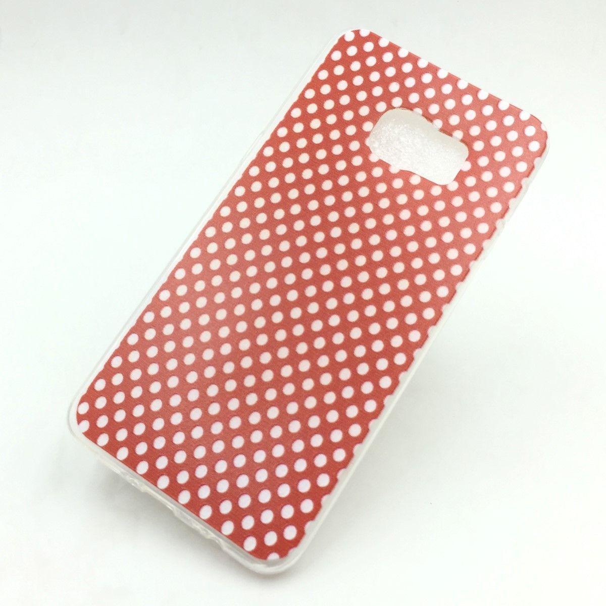 König Design Schutz Handy Hülle für Samsung Galaxy S6 Edge Plus Case Cover Bumper Etuis Rot (Samsung Galaxy S6 Edge), Sm...