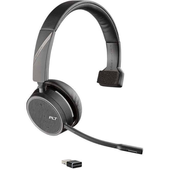 Poly Voyager 4210 (Kabellos, USB-A), Office Headset, Schwarz