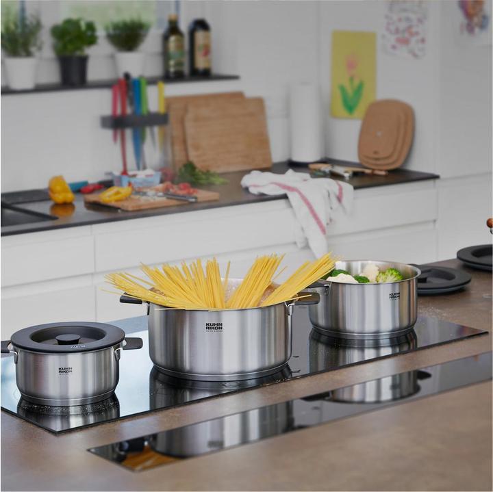 Actual product image Kuhn Rikon Smart Compact 1.5.L/16cm (16 cm, Pot, Stainless steel)