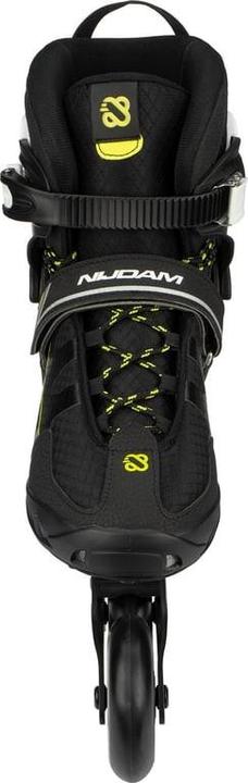 Actual product image Nijdam Inlineskates - Circle Rayzor - Alu Frame - Zwart/Zilver - Maat 40 (40)