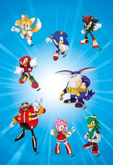 Actual product image Panini Sonic The Hedgehog Super-strong sticker and colouring fun - Bl