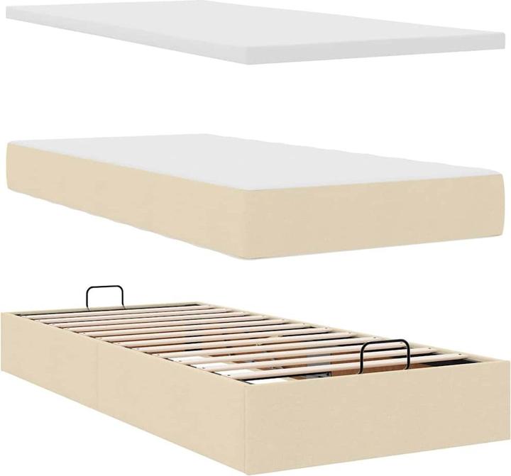 Produktbild vidaXL Ottoman-Bett (90 x 190 cm)