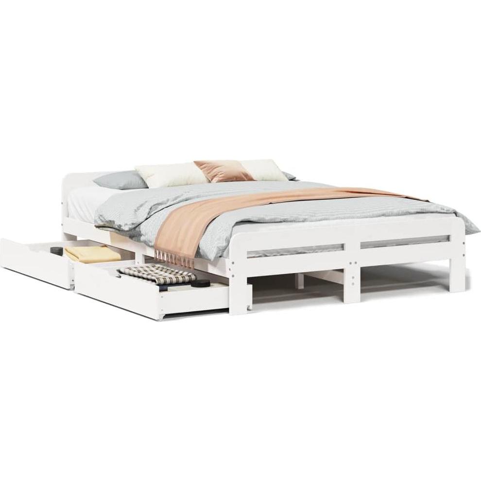 VidaXL, Bett, Bett ohne Matratze 160x200 (160 x 200 cm)