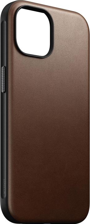 Immagine prodotto Nomad Cover posteriore in pelle moderna per iPhone 15 Marrone (Apple iPhone 15)