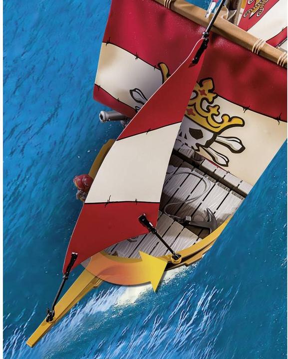 Actual product image Playmobil Small pirate ship (71418, Playmobil Pirates)