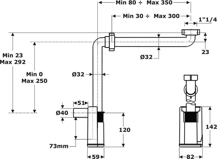 Actual product image Diaqua Siphons (Siphon connector)