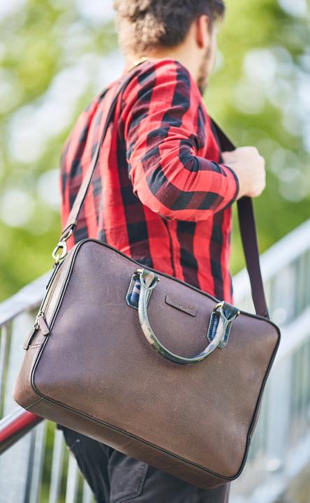 Produktbild Packenger Ledertasche (15", Universal)