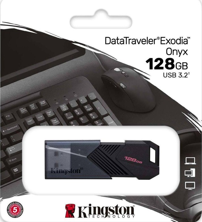 Produktbild Kingston DataTraveler Exodia Onyx (128 GB, USB 3.2)