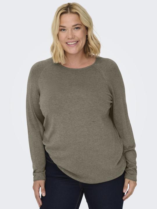 Image du produit Only Pull uni en maille curvy (M)