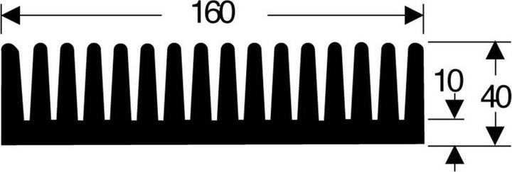 Actual product image Fischer HEATSINK SK85-100-SA