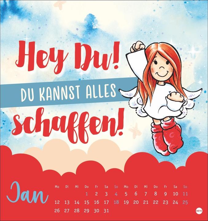 Produktbild SchutzengelPostkartenkalender2026 (Harter Einband, Deutsch)