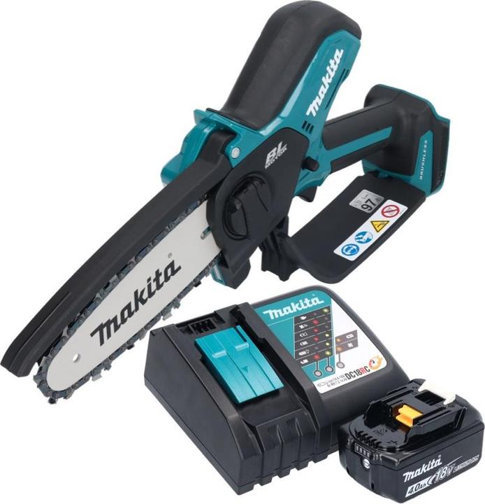 Actual product image Makita DUC 150 RM cordless chainsaw 18 V 15 cm brushless + 1x battery 4.0 Ah + charger (Battery chain saw)
